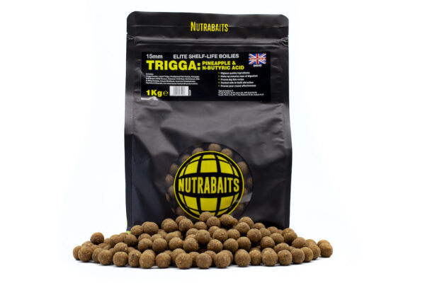 Nutrabaits Trigga: Pineapple & N-Butyric Acid SHELF-LIFE BOILIES