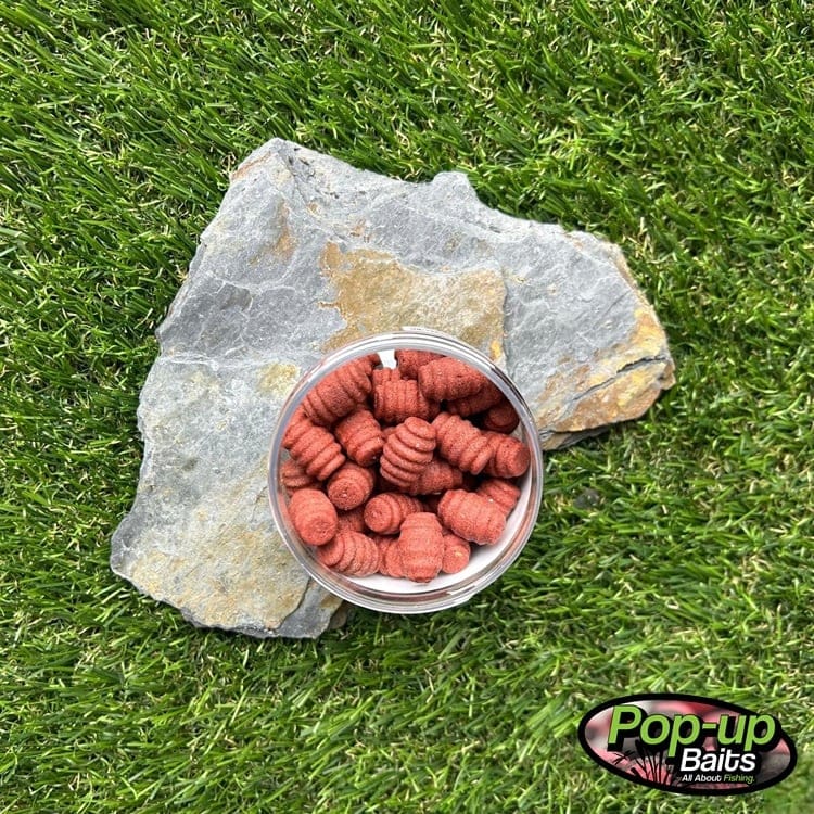 Pop-up Baits GRUB WAFTER Garlic & Robin Red Haiths