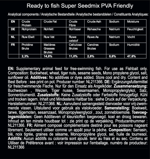 Carp Crunchies Super Seed Mix