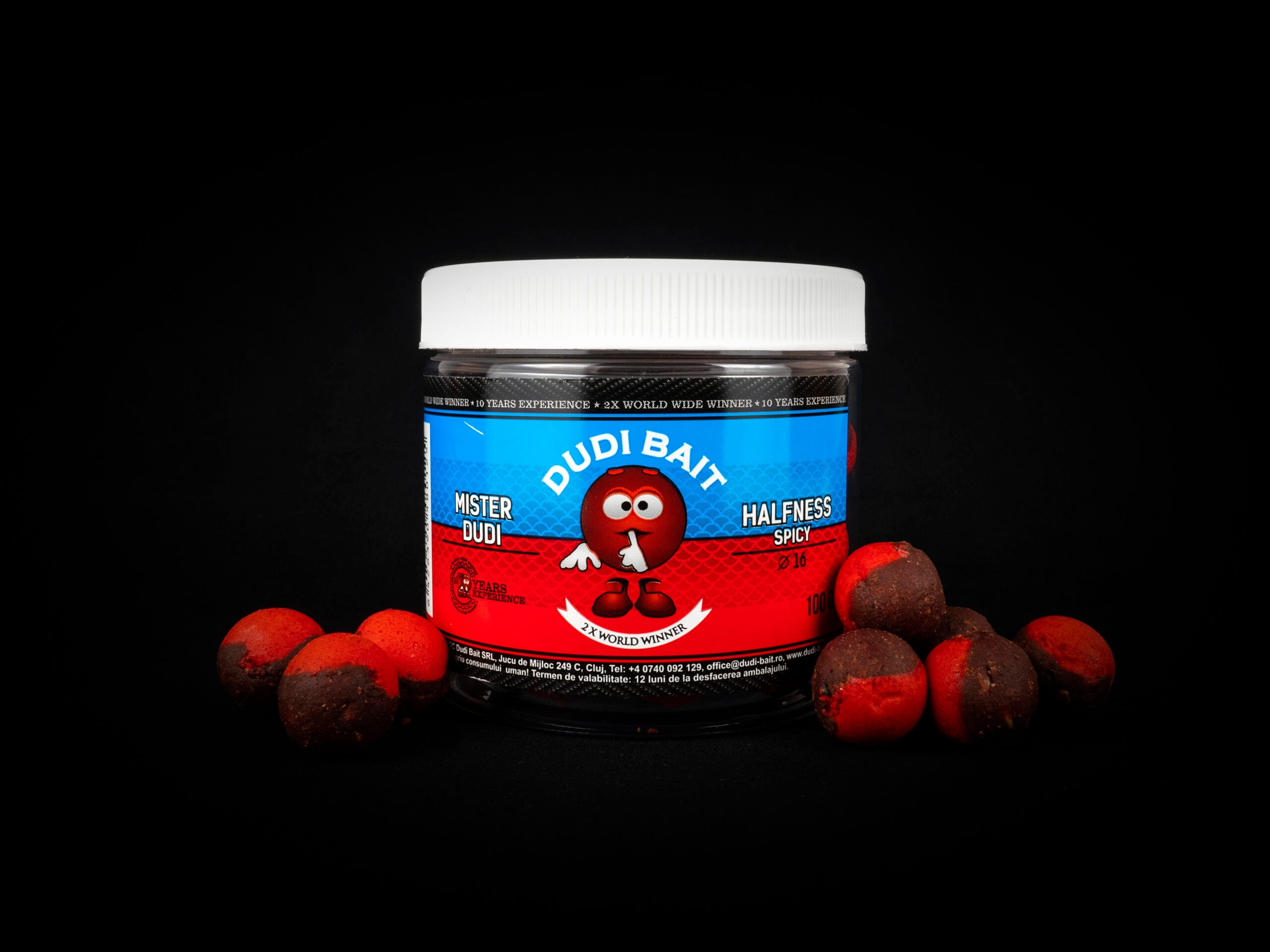 Hook bait "Mister Dudi" HALFNESS Spicy