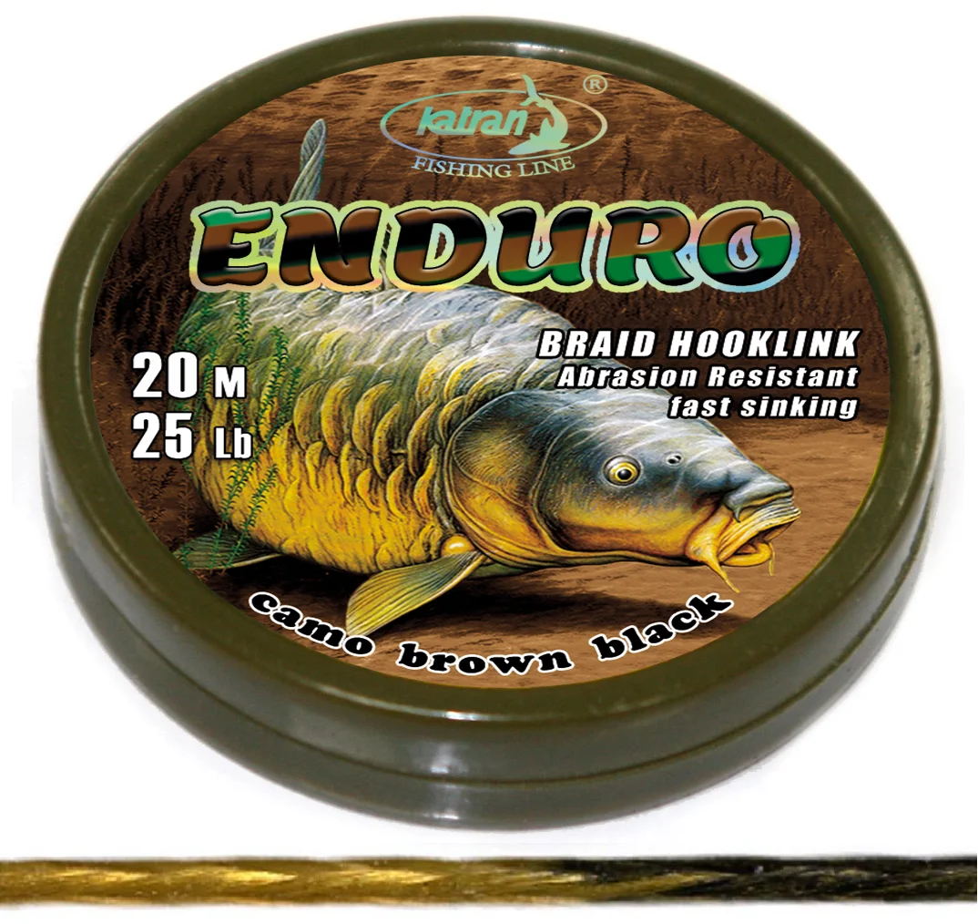 Katran pītā pavadiņu aukla ENDURO 25 lb 20m